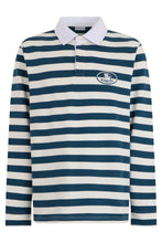 Load image into Gallery viewer, Long Sleeve Striped Polo