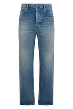 Load image into Gallery viewer, Cropped fit jeans in cotton denim