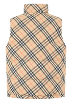 Load image into Gallery viewer, Quilted vest with check print