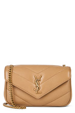 Load image into Gallery viewer, Loulou Mini chevron leather pouch