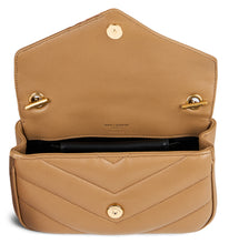 Load image into Gallery viewer, Loulou Mini chevron leather pouch