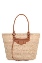 Load image into Gallery viewer, Le City Media raffia bag
