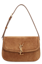 Load image into Gallery viewer, Solferino Media Suede shoulder bag