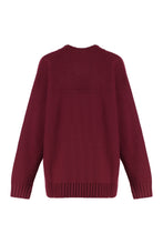 Load image into Gallery viewer, Cardigan in cashmere and wool with Clip