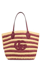 Load image into Gallery viewer, Raffia shopper bag