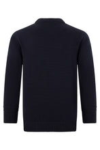 Load image into Gallery viewer, Cotton and wool sweater with intarsia