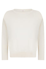 Load image into Gallery viewer, Crew neck sweater in cotton and silk