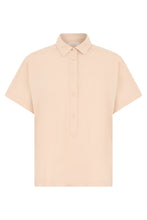 Load image into Gallery viewer, Cotton polo shirt with short sleeves