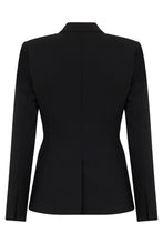 Load image into Gallery viewer, Single-breasted blazer in stretch wool