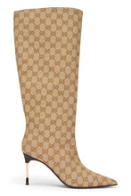 Load image into Gallery viewer, High Beige Boot with Stiletto Heel