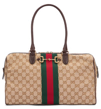 Load image into Gallery viewer, Gucci Handbag Large fabric bag