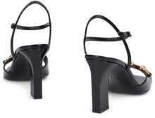 Load image into Gallery viewer, High-heeled sandal in leather