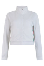 Load image into Gallery viewer, Zip hoodie in cotton ribbed jersey