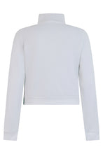 Load image into Gallery viewer, Zip hoodie in cotton ribbed jersey