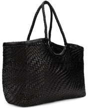 Load image into Gallery viewer, Woven leather shopping bag