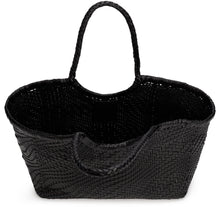 Load image into Gallery viewer, Woven leather shopping bag