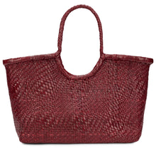 Load image into Gallery viewer, Woven leather shopper bag