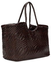 Load image into Gallery viewer, Woven leather shopper bag