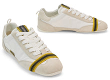 Load image into Gallery viewer, Canvas sneakers with leather trim