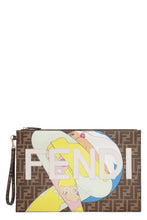 Load image into Gallery viewer, Coated canvas flat pouch