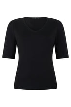 Load image into Gallery viewer, Short Sleeve T-shirt with V-neck