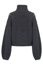Load image into Gallery viewer, Wool sweater with decorative buttons