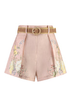 Load image into Gallery viewer, Waverly printed linen shorts