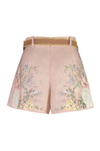 Load image into Gallery viewer, Waverly printed linen shorts