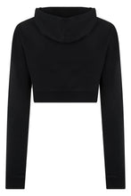 Load image into Gallery viewer, Cropped hoodie with zip and hood