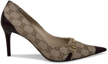 Load image into Gallery viewer, Décolleté in monogram fabric