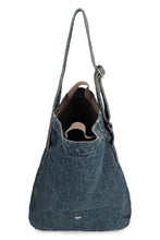 Load image into Gallery viewer, Denim shoulder bag