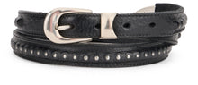 Load image into Gallery viewer, Leather belt with studs