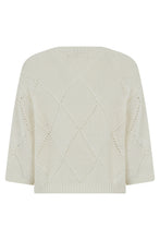 Load image into Gallery viewer, Sweater made of a linen and cotton blend with sequins