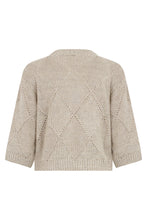 Load image into Gallery viewer, Crew neck sweater in knit with sequins