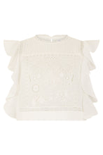 Load image into Gallery viewer, Cotton blouse with short sleeves