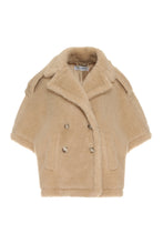 Load image into Gallery viewer, Adesso faux fur cape coat