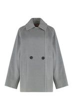 Load image into Gallery viewer, Double-breasted wool blazer