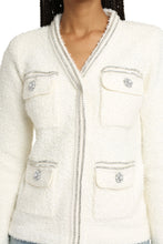 Load image into Gallery viewer, Embellished button cardigan