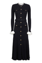 Load image into Gallery viewer, Dress midi in viscose knit