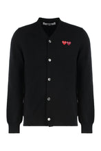 Load image into Gallery viewer, Wool cardigan with logo