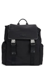 Load image into Gallery viewer, Backpack made of technical fabric and leather