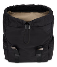 Load image into Gallery viewer, Backpack made of technical fabric and leather