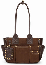 Load image into Gallery viewer, Small suede flower bag