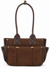 Load image into Gallery viewer, Small suede flower bag