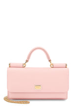 Load image into Gallery viewer, Mini bag in pink calf leather dauphine print