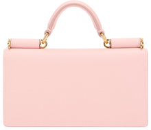 Load image into Gallery viewer, Mini bag in pink calf leather dauphine print
