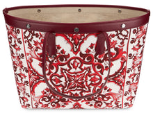 Load image into Gallery viewer, Tote bag with majolica print