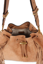 Load image into Gallery viewer, Cinch M suede shoulder bag