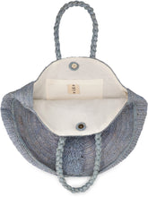 Load image into Gallery viewer, Boribory L raffia tote bag
