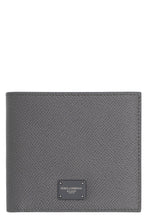 Load image into Gallery viewer, Leather flap-over wallet